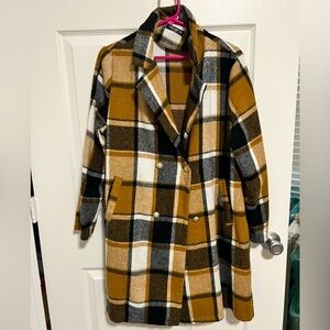 Fall Plaid Jacket, 🧥, Overcoat